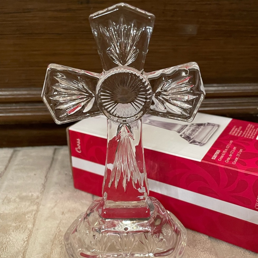Mikasa glass cross